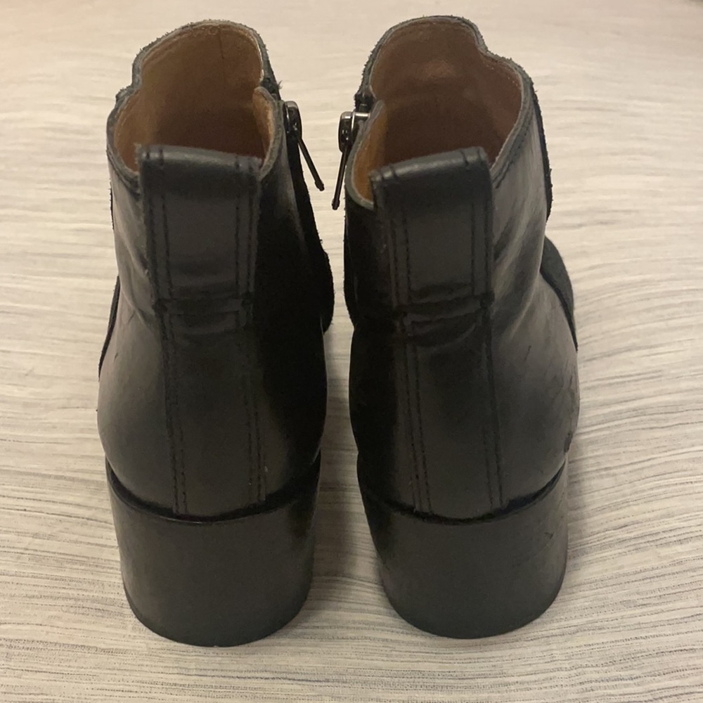 Madewell The Asher Boot in Suede & Leather, Black Sz 8.5 - Picture 8 of 12